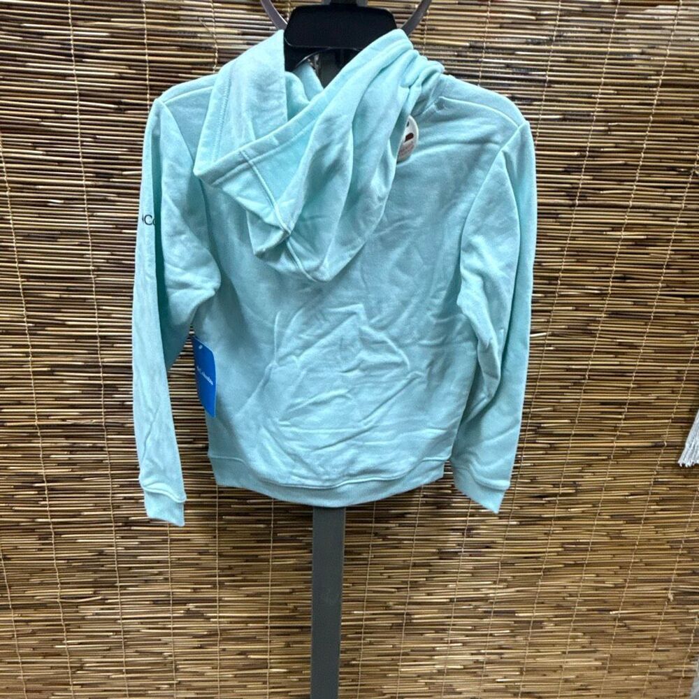 Columbia Big Boys Long Sleeves Trek Hoodie - Icy Morn Navy Varsity Size‎ S - Picture 3 of 3